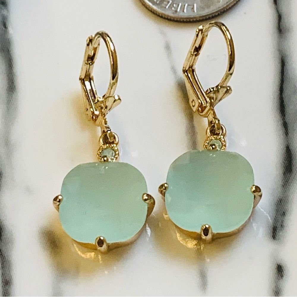 Gold‎ Green Crystal Earring Bundle - Picture 2 of 3